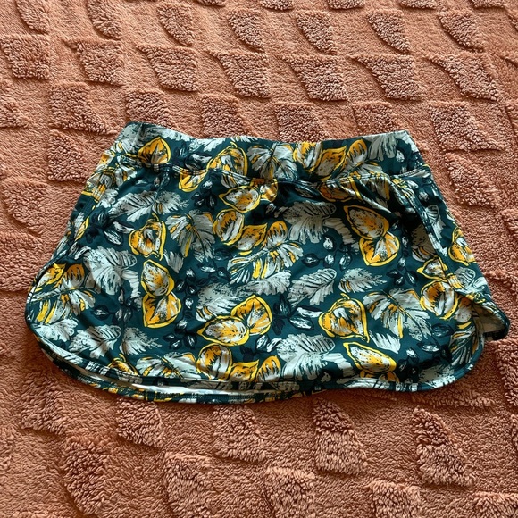 Garnet Hill Ruched Swim Skirt - Picture 1 of 4
